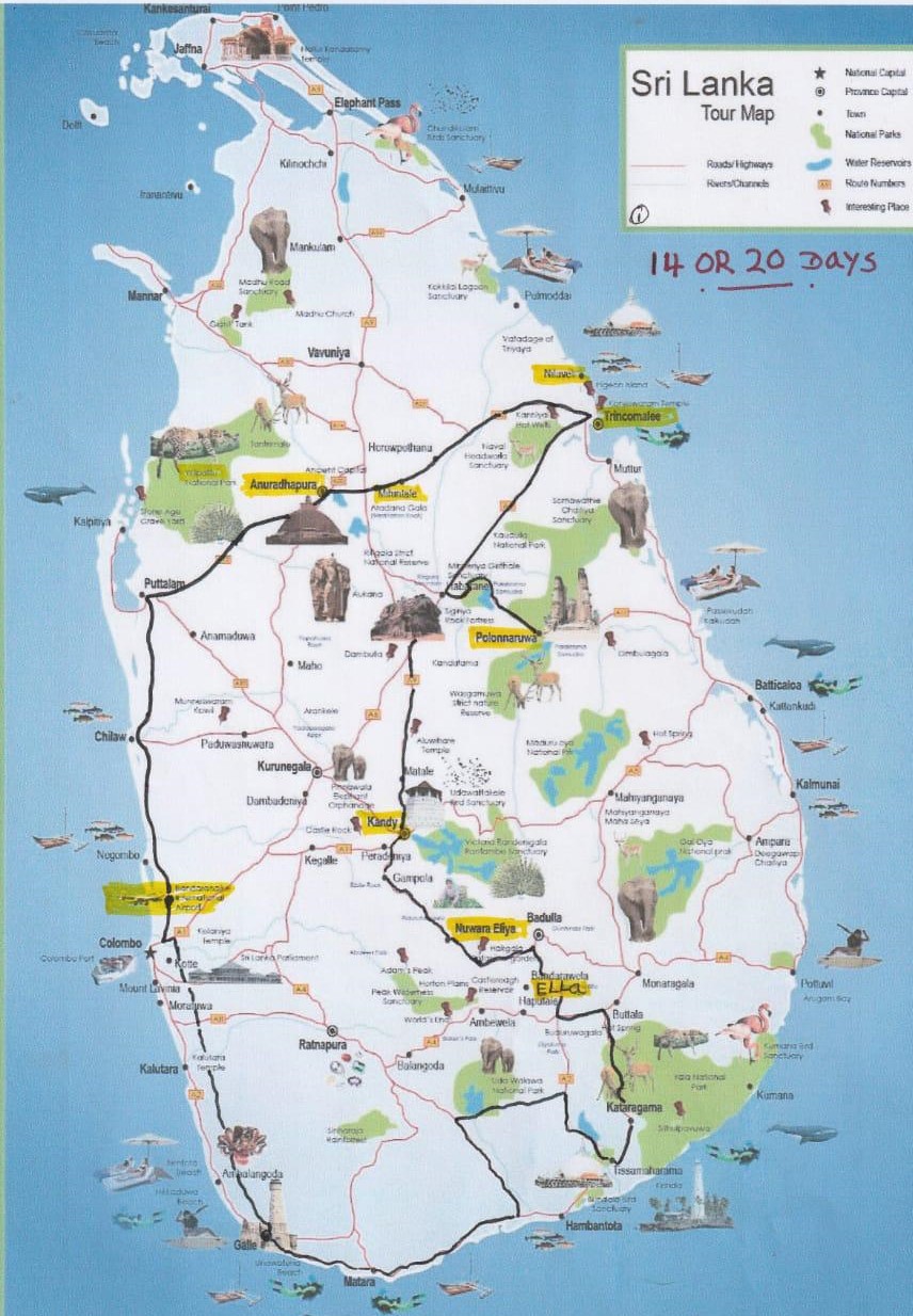 Map Road | chauffeuremillankatours.com